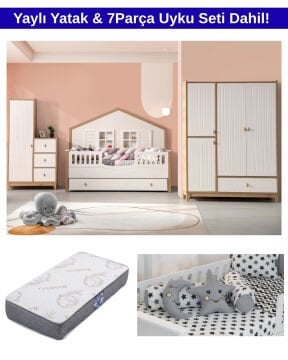 Carmen Mia Montessroi Oda Takımı / Yatak ve Uyku Seti Dahil / Ücretsiz Kurulum