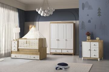 ESLA BEBEK ODASI TAKIMI / YATAK VE UYKU SETİ DAHİL / ÜCRETSİZ KURULUM