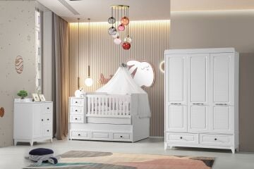 Polo Bebek Odası / Yatak ve Uyku Seti Dahil / Ücretsiz Kurulum