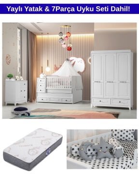 Polo Bebek Odası / Yatak ve Uyku Seti Dahil / Ücretsiz Kurulum