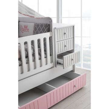 Sofya Büyüyen Beşikli Oda Takımı / Yatak ve Uyku Seti Dahil / Ücretsiz Kurulum