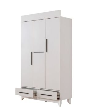 Viyana Beyaz Bebek ve Çocuk Odası / Yatak ve Uyku Seti Dahil / Ücretsiz Kurulum