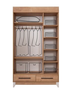 Viyana Meşe Bebek ve Çocuk Odası / Yatak ve Uyku Seti Dahil / Ücretsiz Kurulum