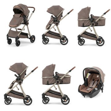 Quard Comfy Travel Sistem Bebek Arabası & Oto Koltuğu Kahve