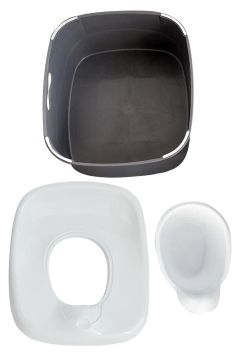 4ü1 Arada Lazımlık / Klozet Adaptörü / Oyuncak Sepeti / Basamak pembe