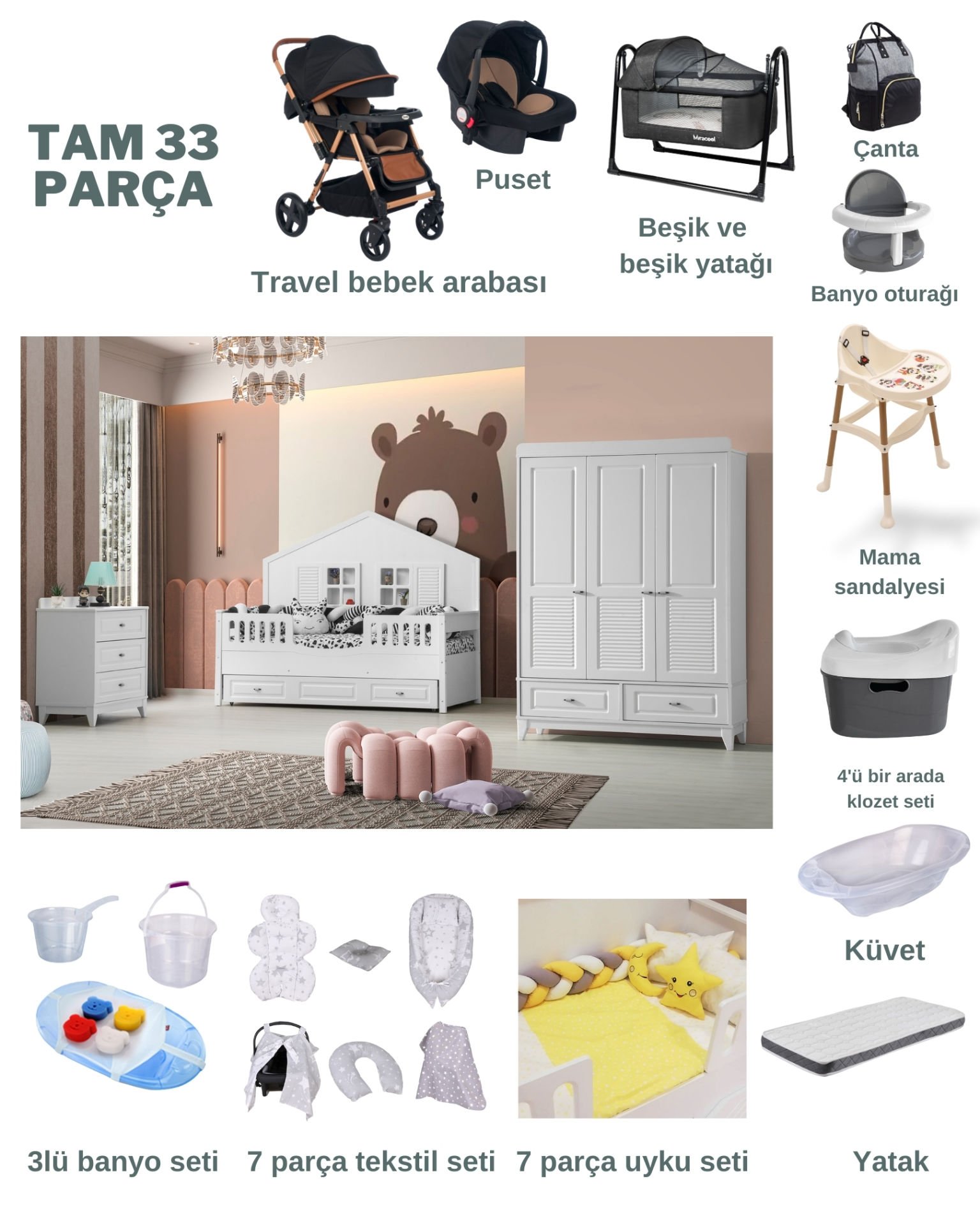 Boss Mia Montessori Çeyiz Paketi