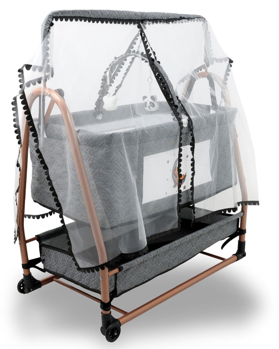 Miracool Galaksi Beşik  / Sallanabilir Hamak Beşik / Gri