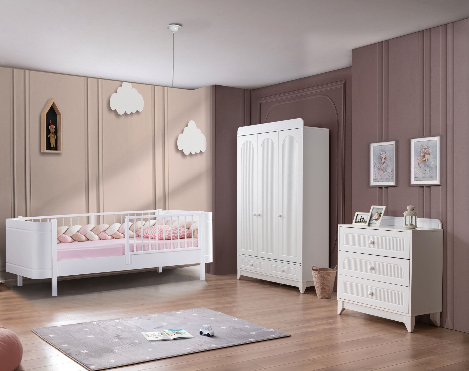 Mira Perla Bebek ve Çocuk Odası / Beyaz