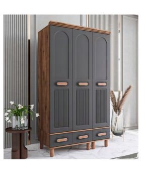 Mars Otto Oda Takımı / Ranza+Merdiven+3Kapılı Dolap+2Adet Yaylı Yatak / Çam-Antrasit