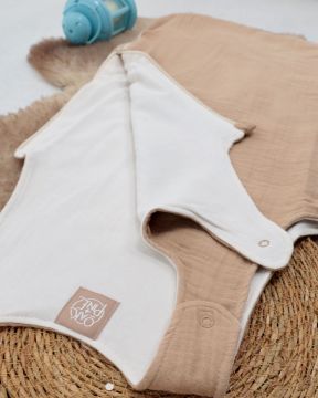 Müslin Bebek Uyku Tulumu / Yenidoğan Uyku Tulum Bej
