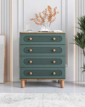Milen Yatak Odası / Komple MDF / Haki Yeşil