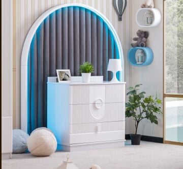 Vira Riva Mega Bebek ve Çocuk Odası Takımı / Beyaz