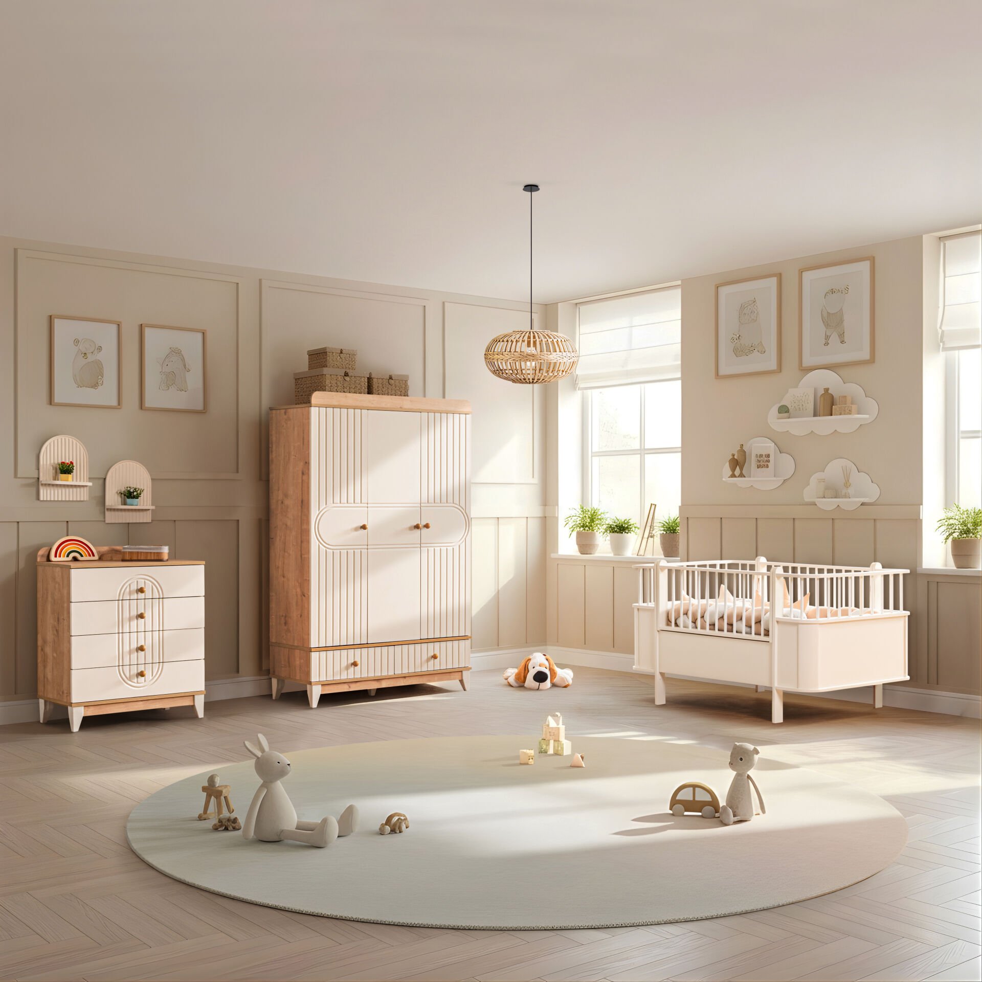 Klas Riva Bebek ve Çocuk Odası Takımı