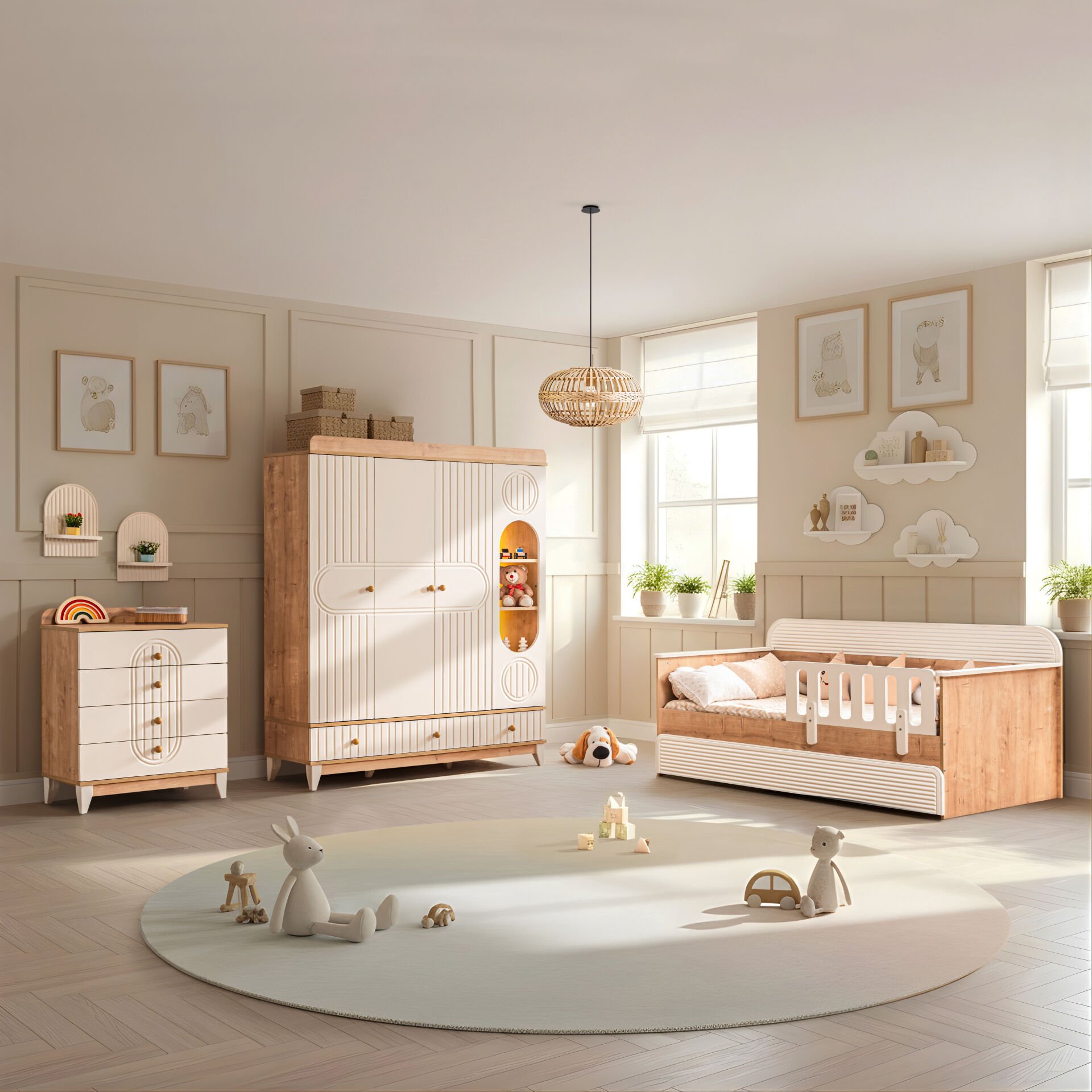 Klas Sedir Mega Bebek ve Çocuk Odası Takımı