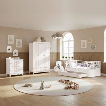 Klas Antalya Bebek ve Çocuk Odası Takımı / Beyaz