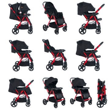 Joell Rosso Travel Sistem Bebek Arabası & Puset