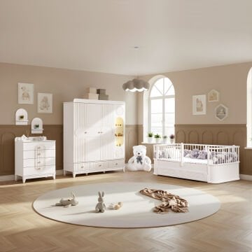 Klas Antalya Mega Bebek ve Çocuk Odası Takımı / Beyaz
