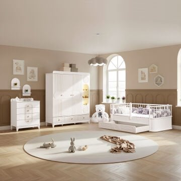 Klas Antalya Mega Bebek ve Çocuk Odası Takımı / Beyaz