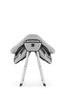 Bedside Katlanır Lüx Beşik / Pamuklu Yatak Dahil Gri