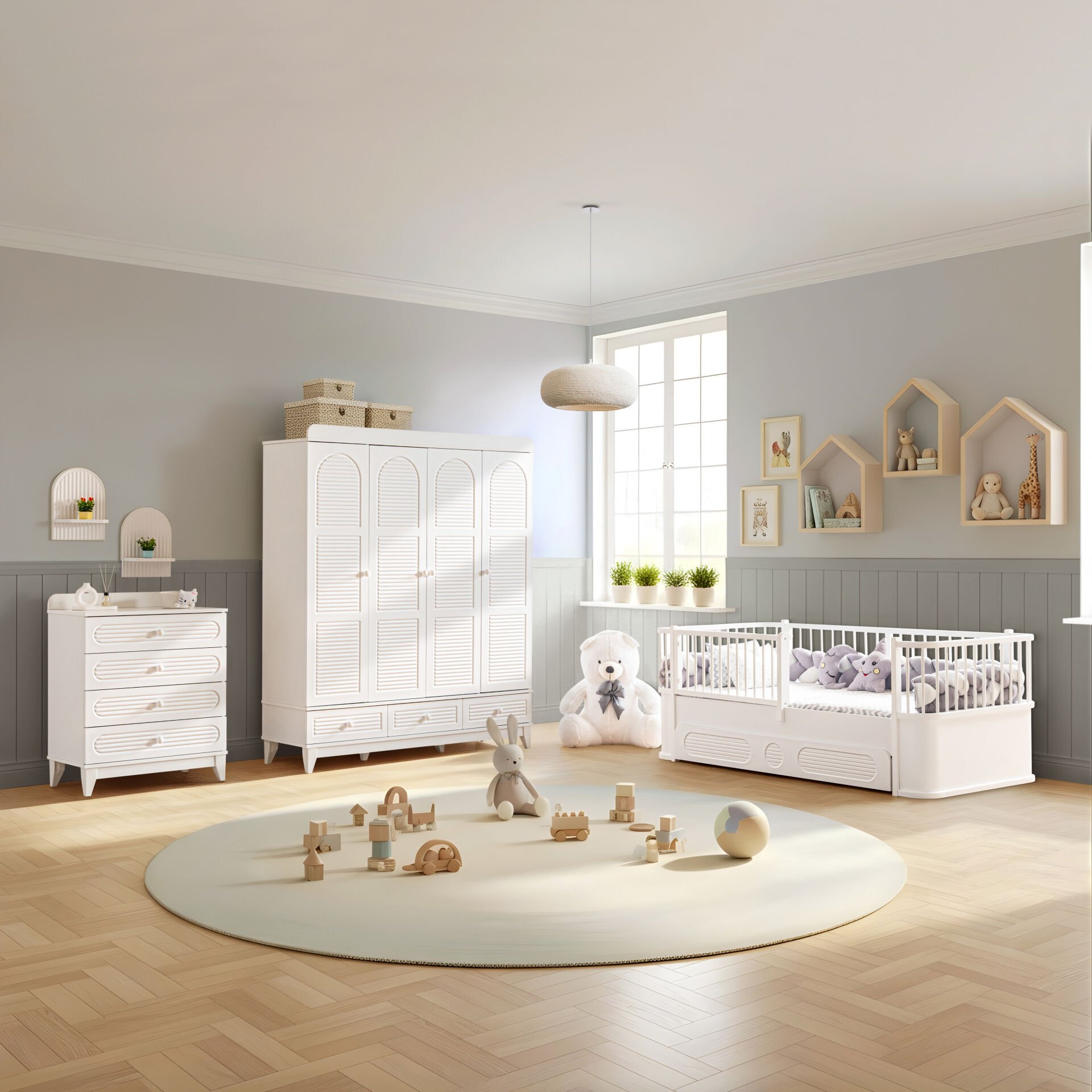 Tetri Antalya Mega Bebek ve Çocuk Odası Takımı