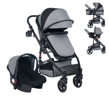 Joell Truva Travel Sistem Bebek Arabası Gri