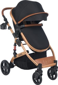 Joell Truva Travel Sistem Bebek Arabası Gold Siyah
