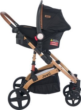 Joell Truva Travel Sistem Bebek Arabası Gold Siyah