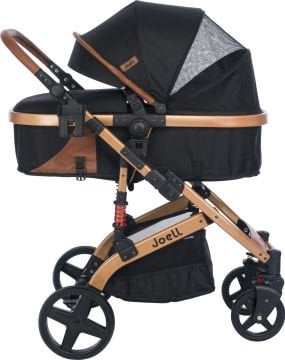 Joell Truva Travel Sistem Bebek Arabası Gold Siyah