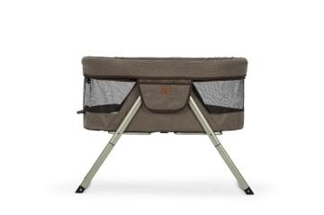 Bedside Katlanır Lüx Beşik / Pamuklu Yatak Dahil kahverengi