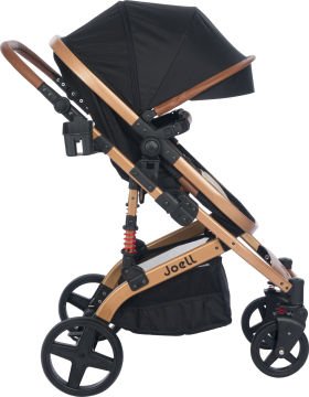 Joell Truva Travel Sistem Bebek Arabası Gold Siyah