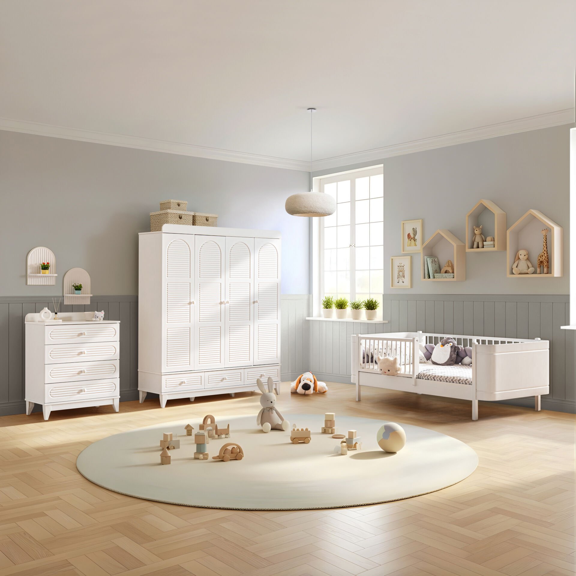 Tetri Perla Mega Bebek ve Çocuk Odası Takımı