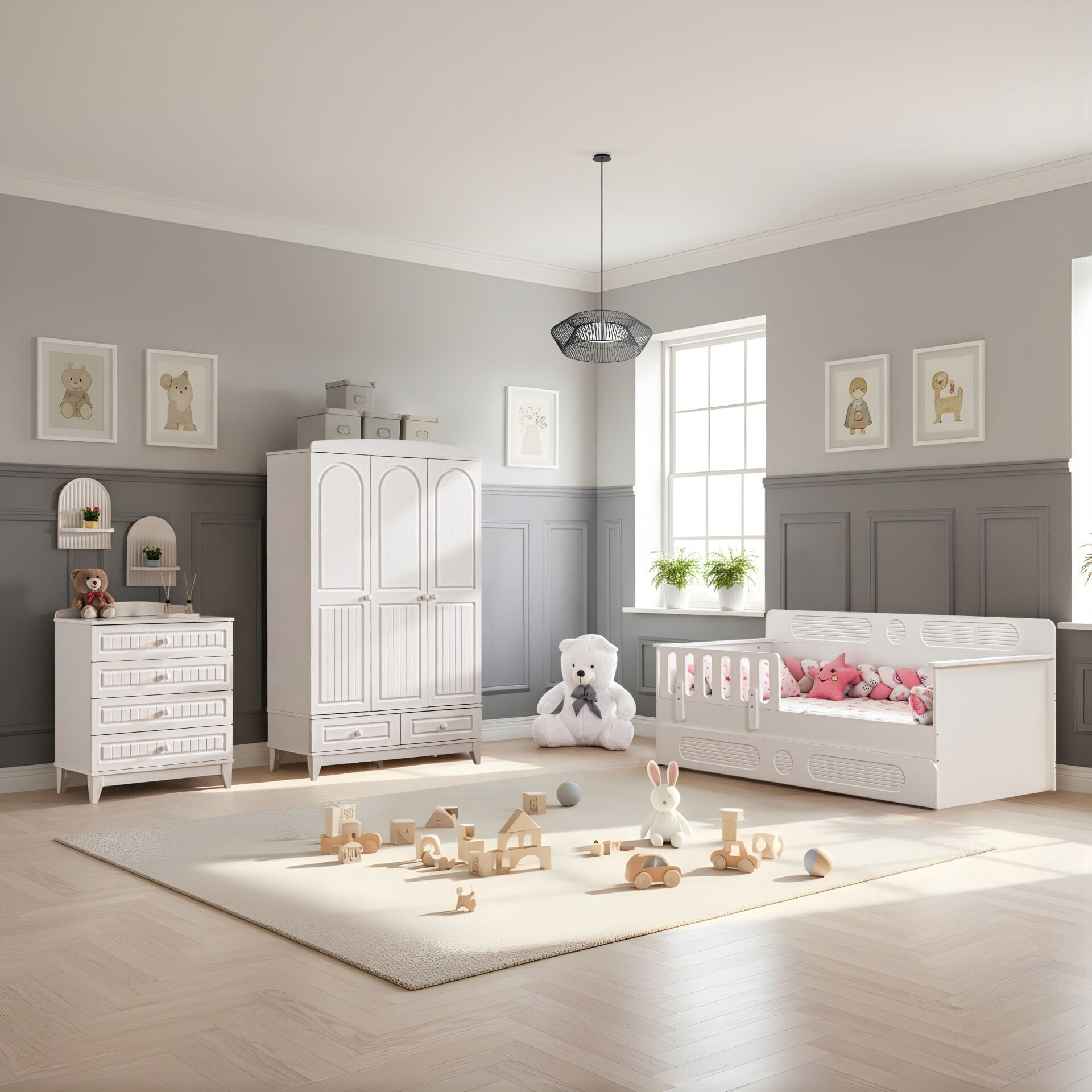 Deniz Sedir Bebek ve Çocuk Odası Takımı