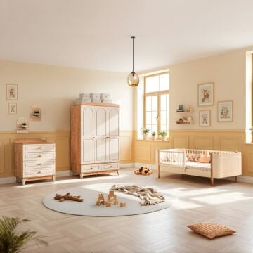 Deniz Perla Bebek ve Çocuk Odası Takımı / Meşe