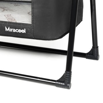 5'li Loft Beşik Seti / Beşik & Yatak & Yorgan & Yastık & Çarşaf Siyah