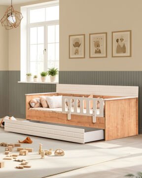 Bakü Sedir Bebek ve Çocuk Odası Takımı / Meşe