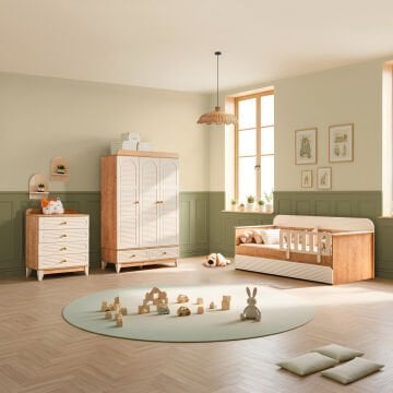 Tetri Sedir Bebek ve Çocuk Odası Takımı / Meşe