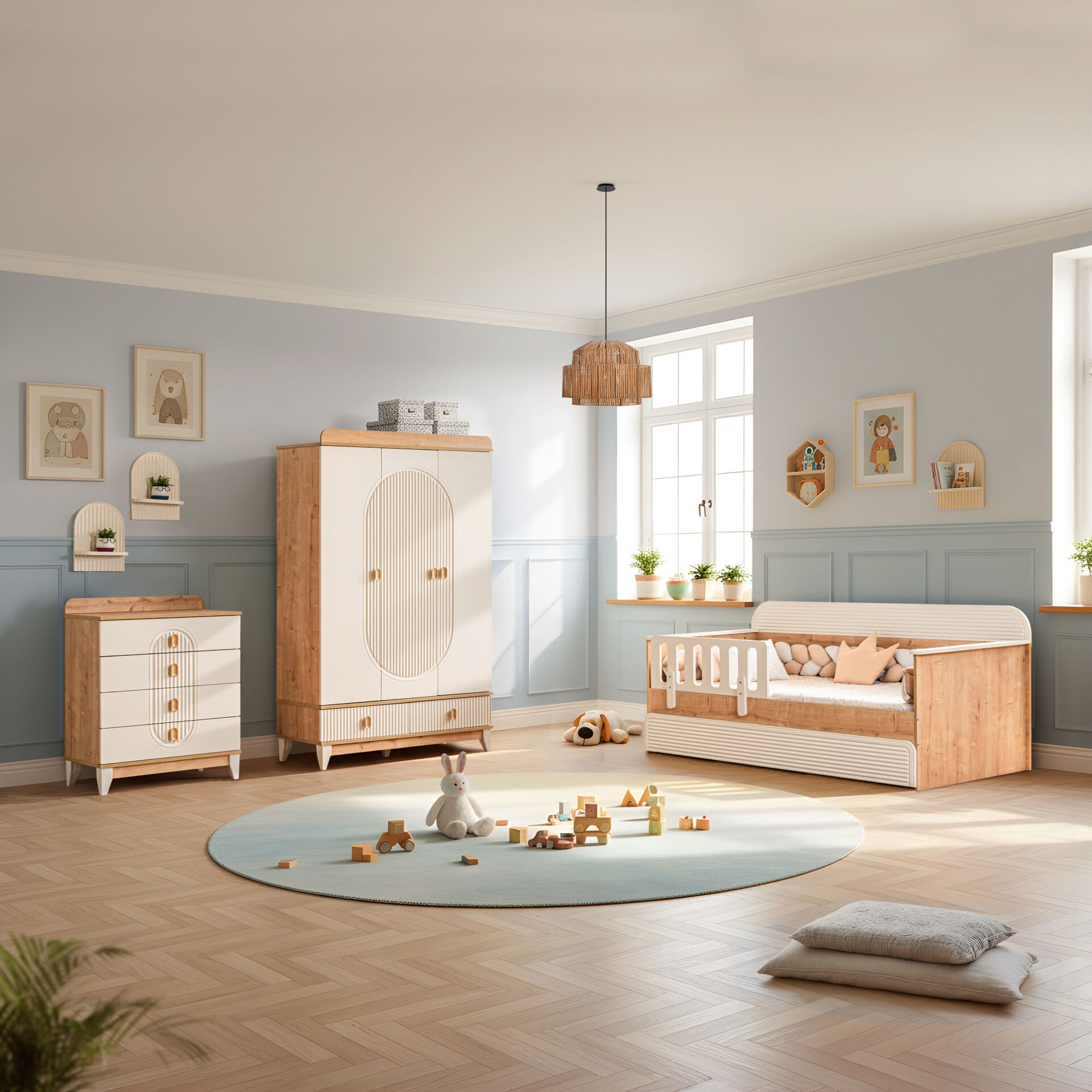 Vizyon Sedir Bebek ve Çocuk Odası Takımı / Meşe