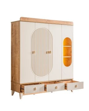 Vizyon Sedir Mega Bebek ve Çocuk Odası Takımı / Meşe