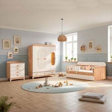 Vizyon Sedir Mega Bebek ve Çocuk Odası Takımı / Meşe