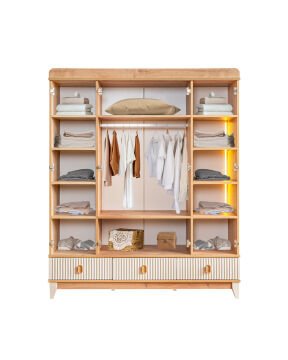 Vizyon Perla Mega Bebek ve Çocuk Odası Takımı / Meşe