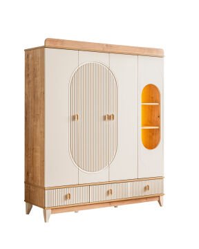 Vizyon Perla Mega Bebek ve Çocuk Odası Takımı / Meşe