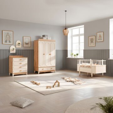 Soft Riva Bebek ve Çocuk Odası Takımı / Meşe