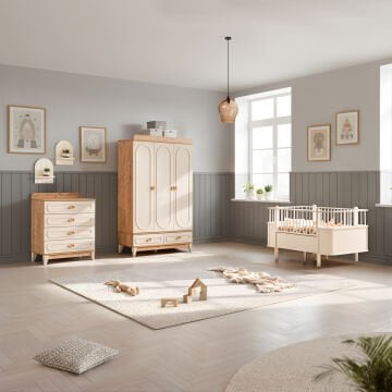 Soft Riva Bebek ve Çocuk Odası Takımı / Meşe