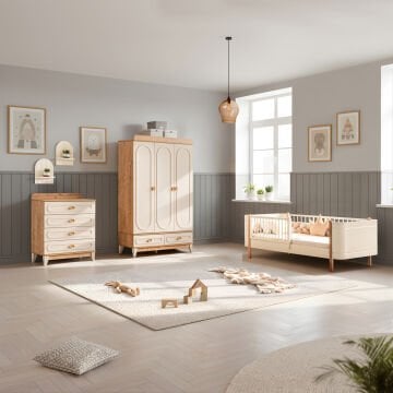 Soft Perla Bebek ve Çocuk Odası Takımı / Meşe