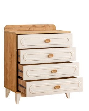 Soft Perla Mega Bebek ve Çocuk Odası Takımı / Meşe