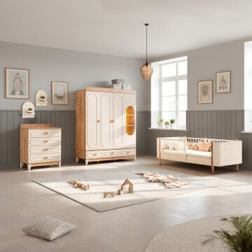 Soft Perla Mega Bebek ve Çocuk Odası Takımı / Meşe
