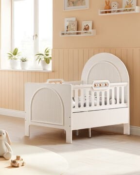 Tesla Mega Bebek ve Çocuk Odası Takımı / Beyaz