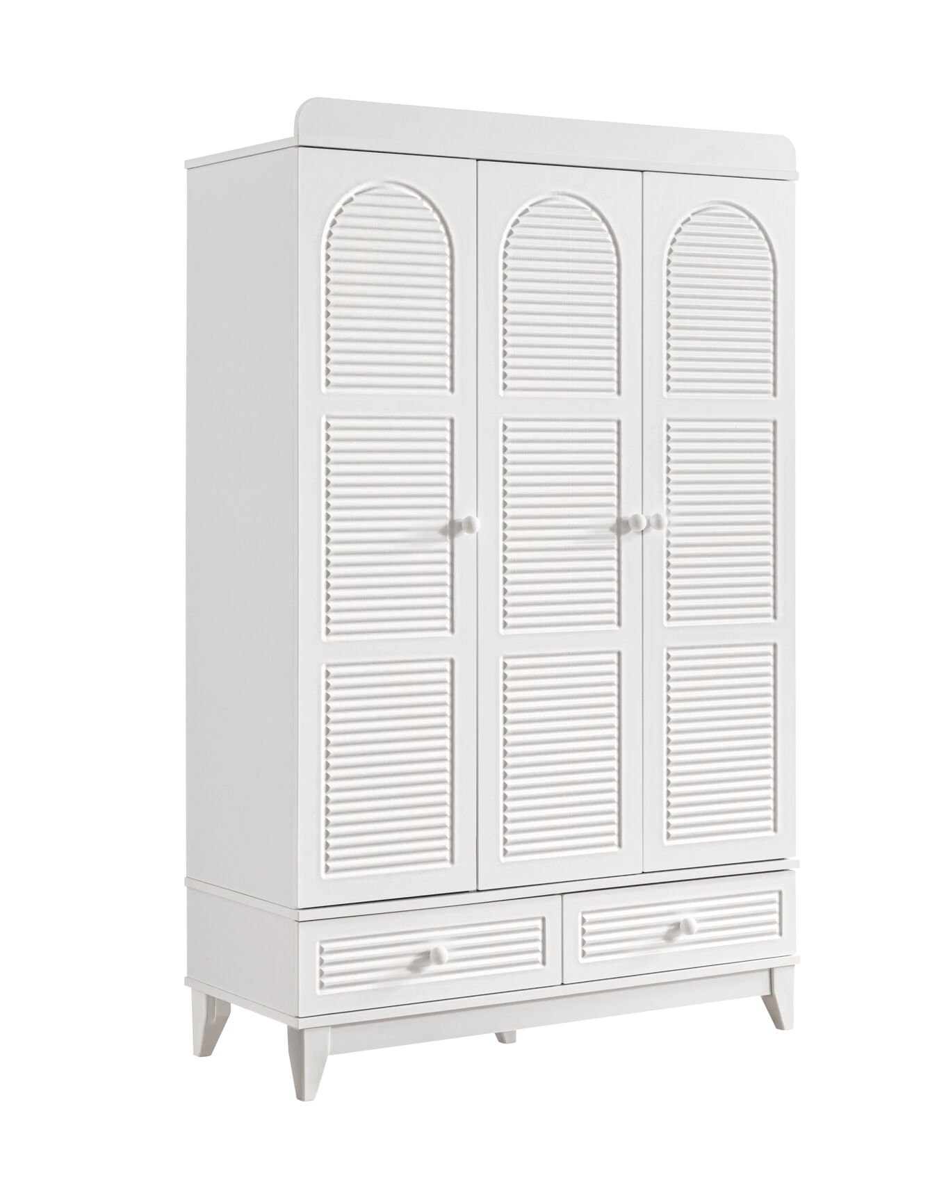 Tetri 3 Kapılı Dolap / Beyaz / 3 Kapaklı Gardrop