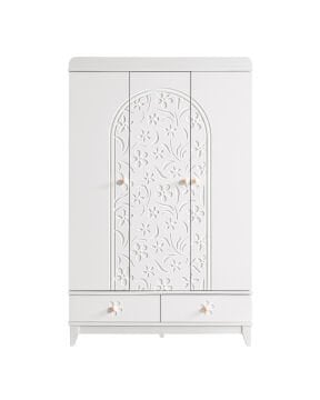 Garden 3 Kapılı Dolap / Beyaz / 3 Kapaklı Gardrop