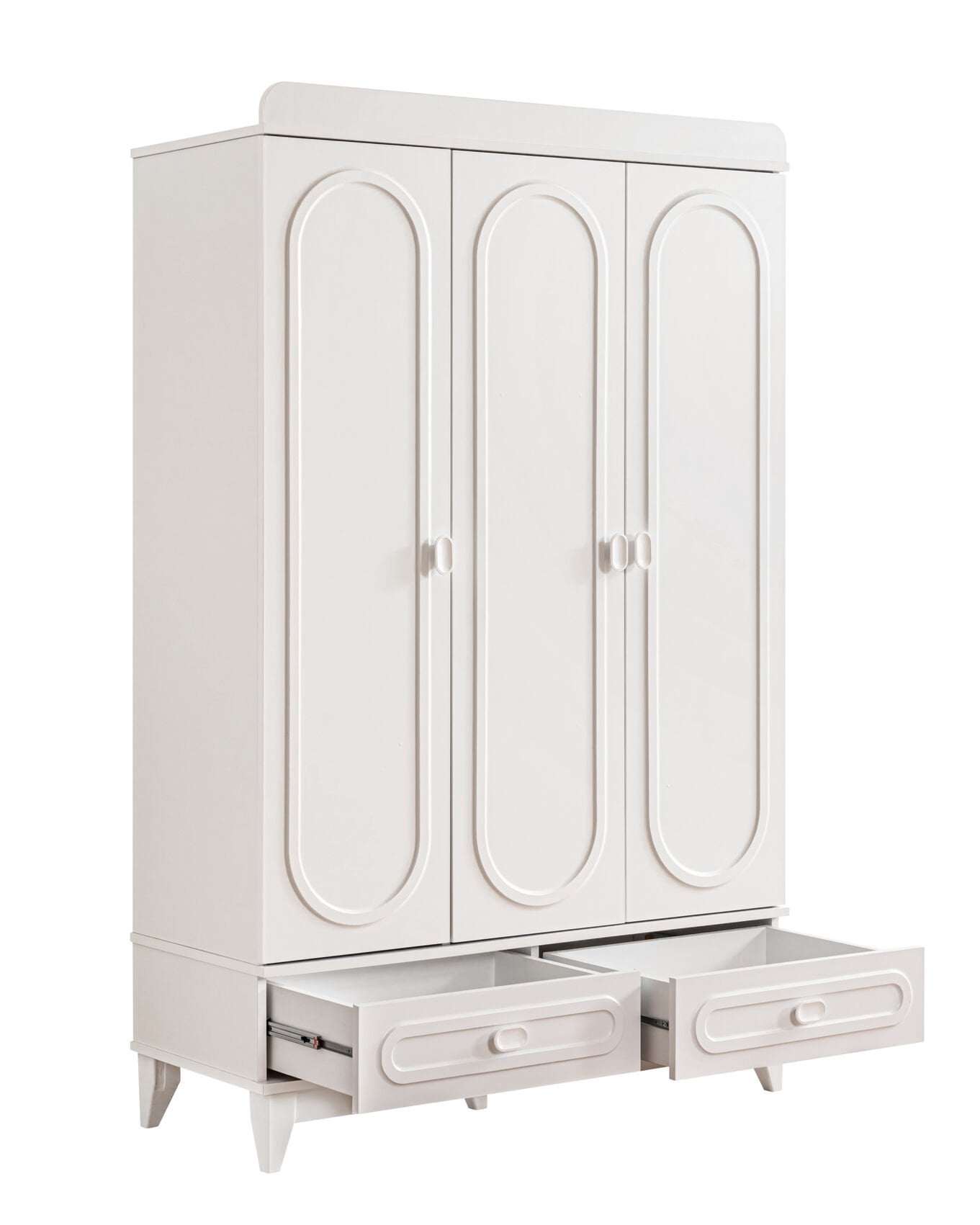 Soft 3 Kapılı Dolap / Beyaz / 3 Kapaklı Gardrop